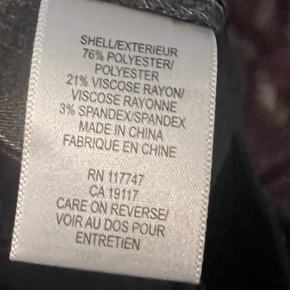 David Brooks Charcoal Pinstripe Dress Pants - Picture 7 of 7